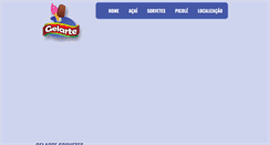 Desktop Screenshot of gelartesorvetes.com.br